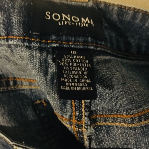 Sonoma life and style size 10 jeans - Picture 5 of 5